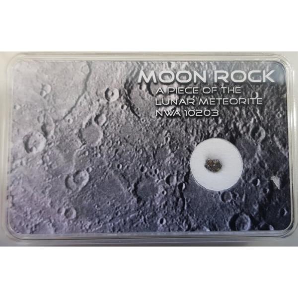 Echter Mond Meteorit 3mm NWA 10203